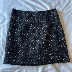 Like new The Limited speckled black and white a line mini skirt 0